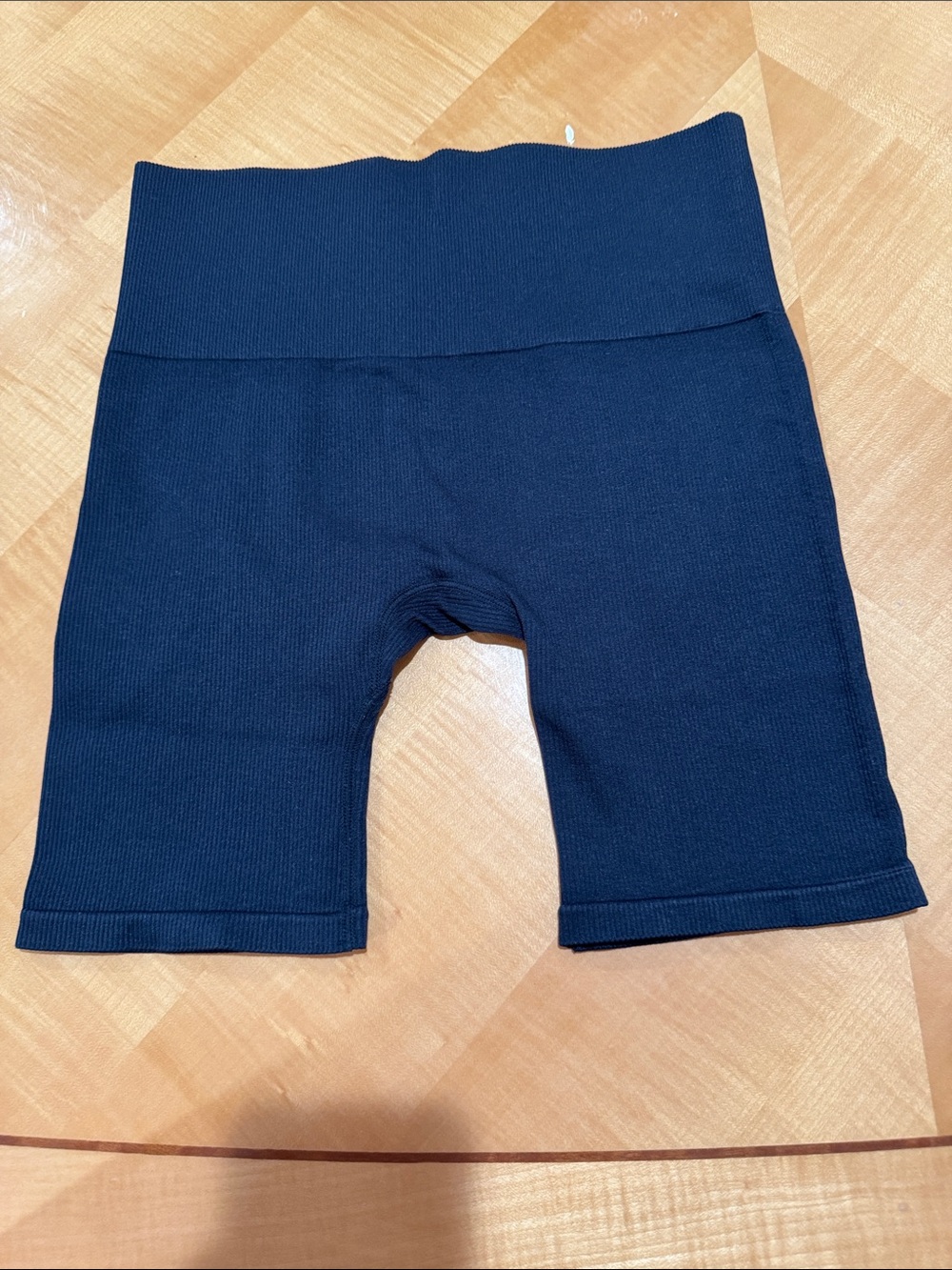 wild fable Navy Ribbed Bike Shorts for size m